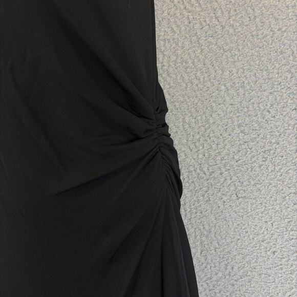 Y2k One Shoulder Gown Sz 8 Cocktail Formal MOB Evening Sexy Ruched $198 Talbots - Picture 4 of 12